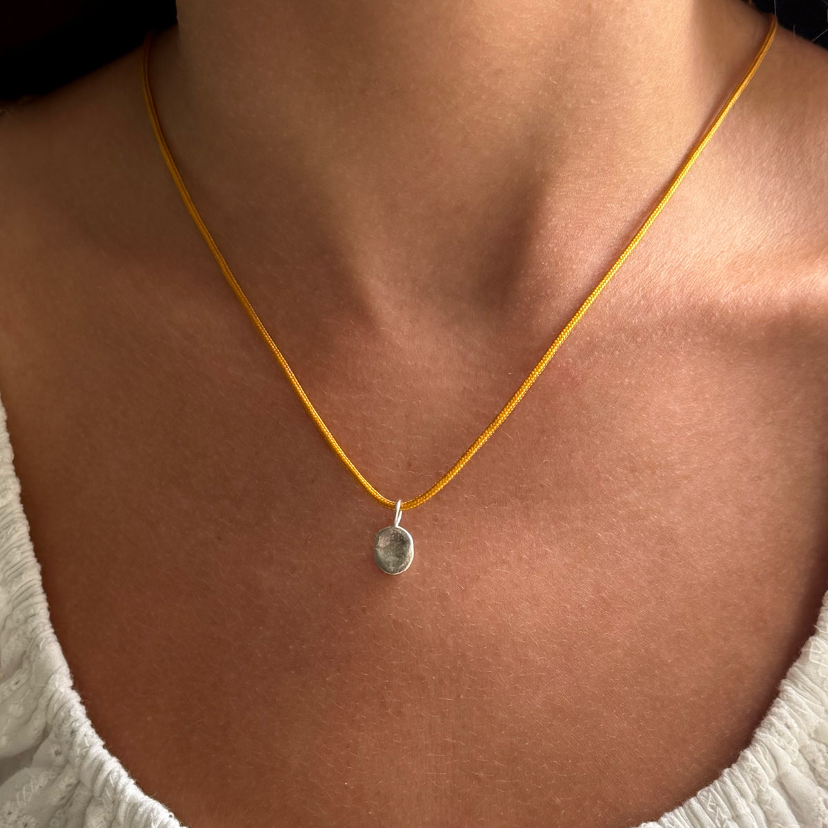 Silver Dew Drop Necklace #3