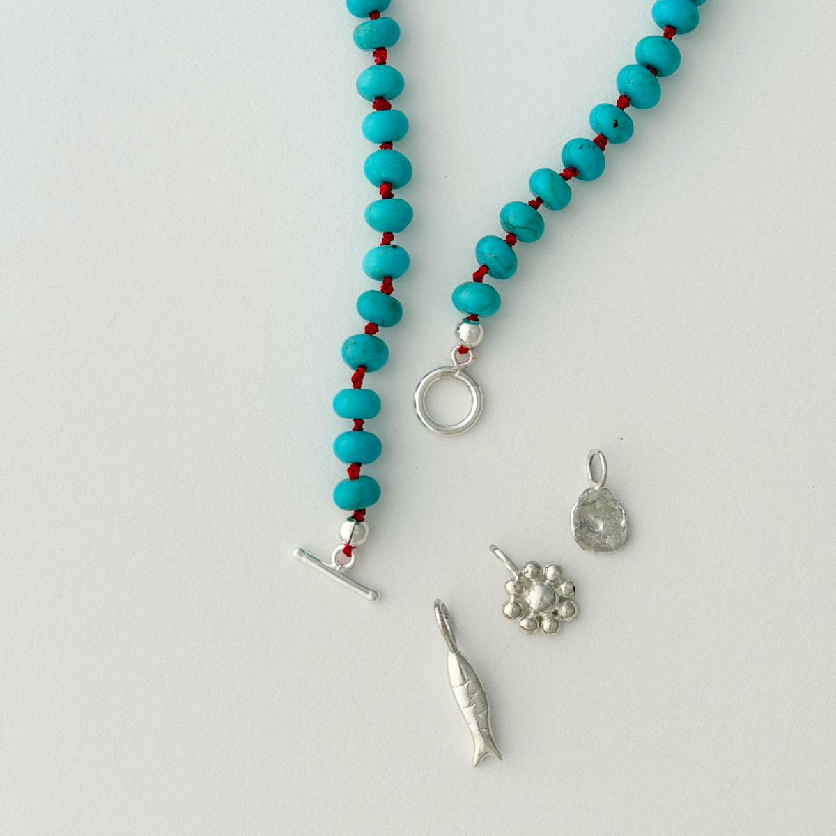 Kingman Turquoise Bead Necklace