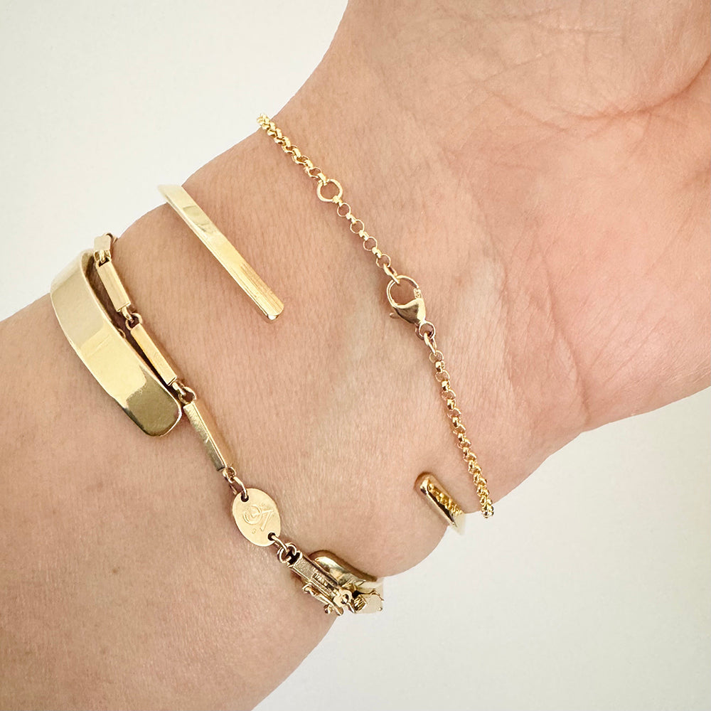 Fixed Silhouette Charm Bracelet - Vana Chupp Studio