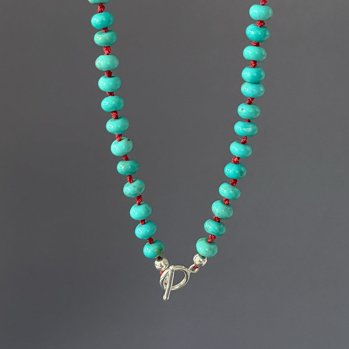 Kingman Turquoise Bead Necklace