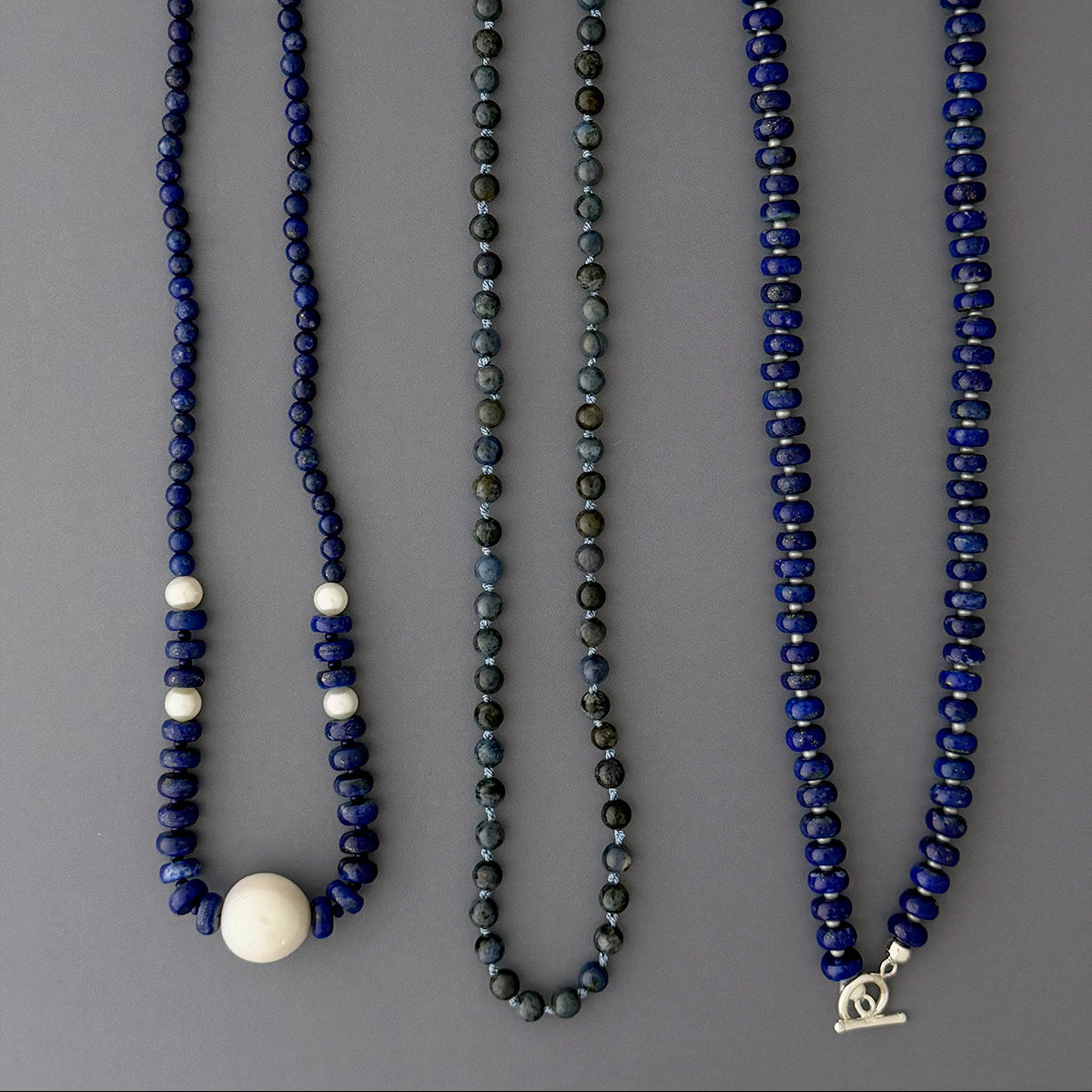 Lapis Lazuri Rondelle Necklace
