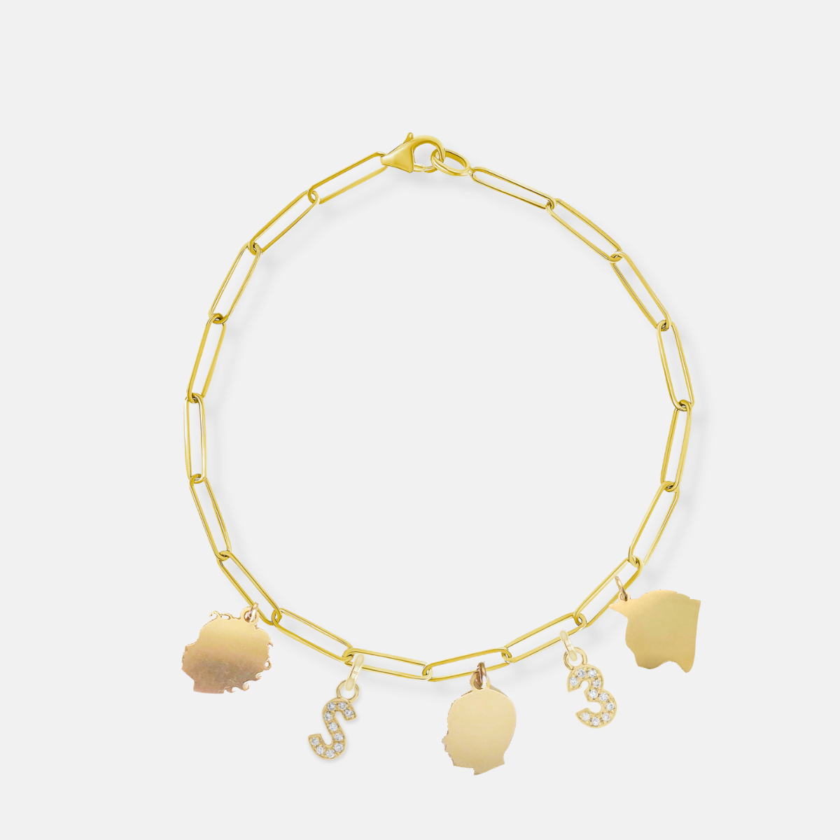 Paperclip Chain Bracelet - Medium Weight - Vana Chupp Studio