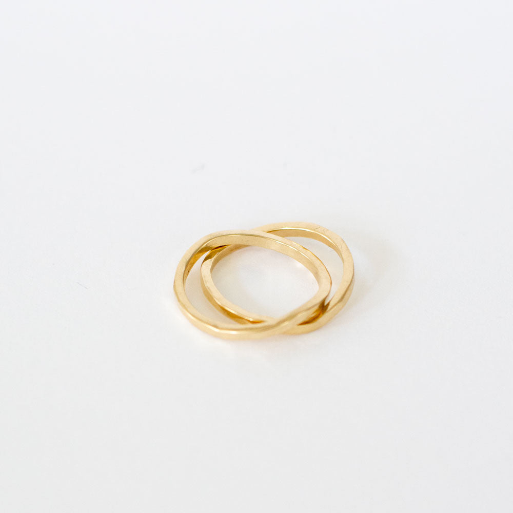 14K Yellow Gold Organic Ring - Sample Sale