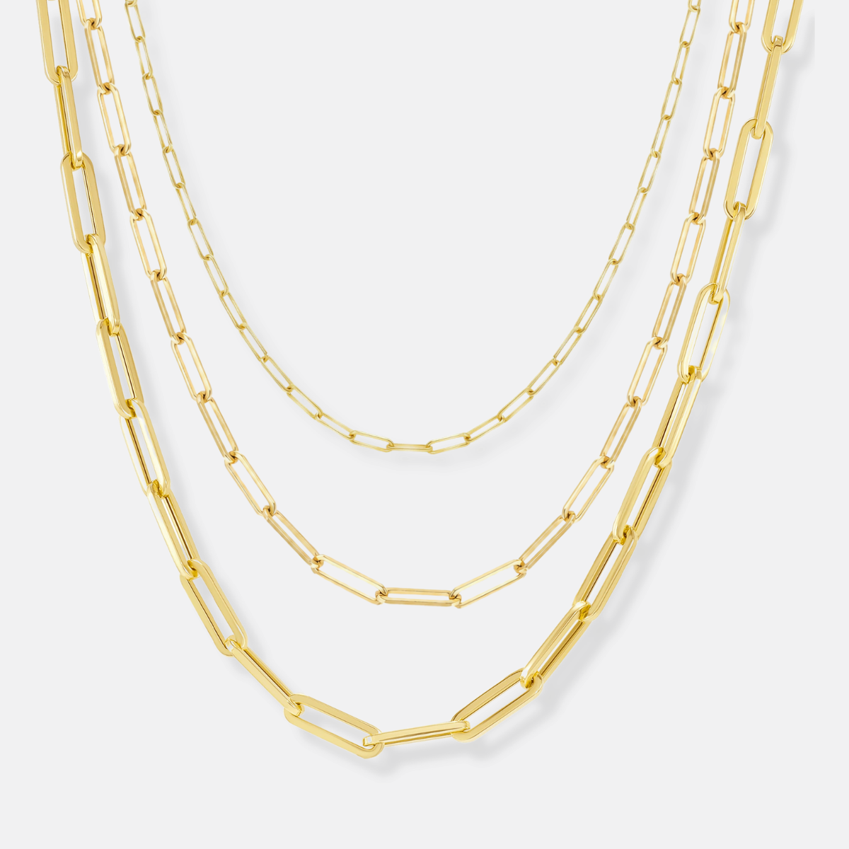 The Paperclip Chain Necklace - Medium Weight