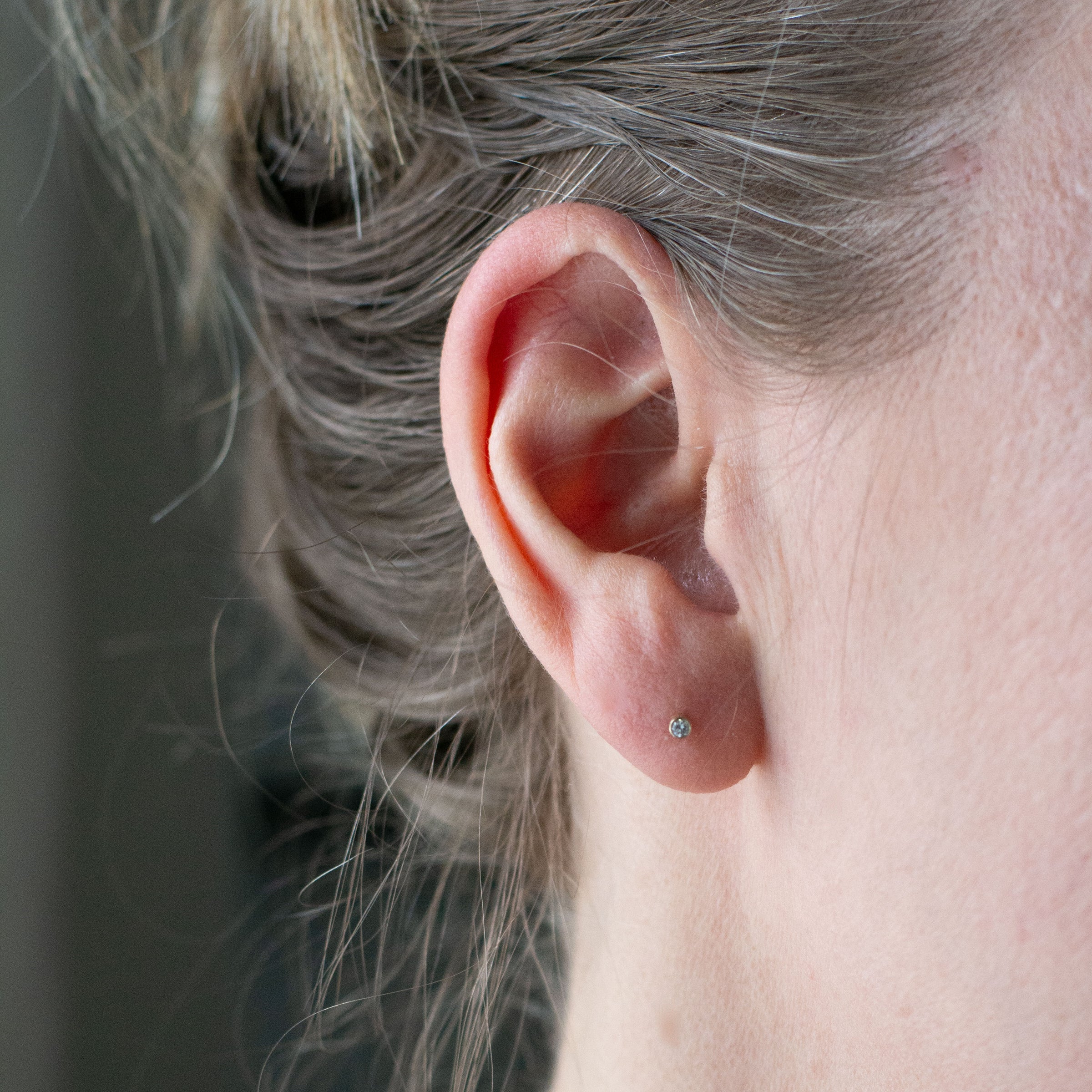 Petite Diamond Stud Earrings