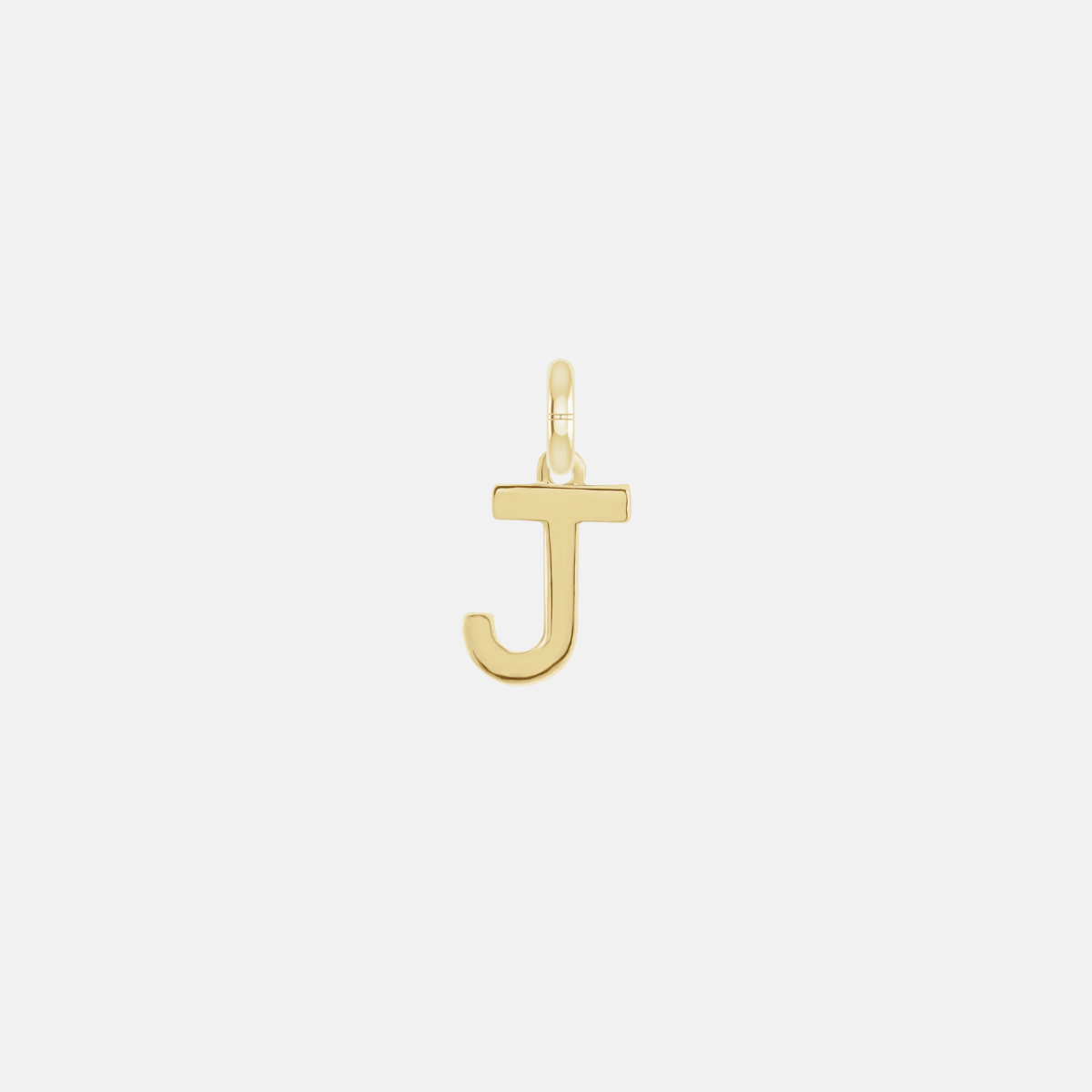 14K Yellow Gold "J" Charm - Sample Sale