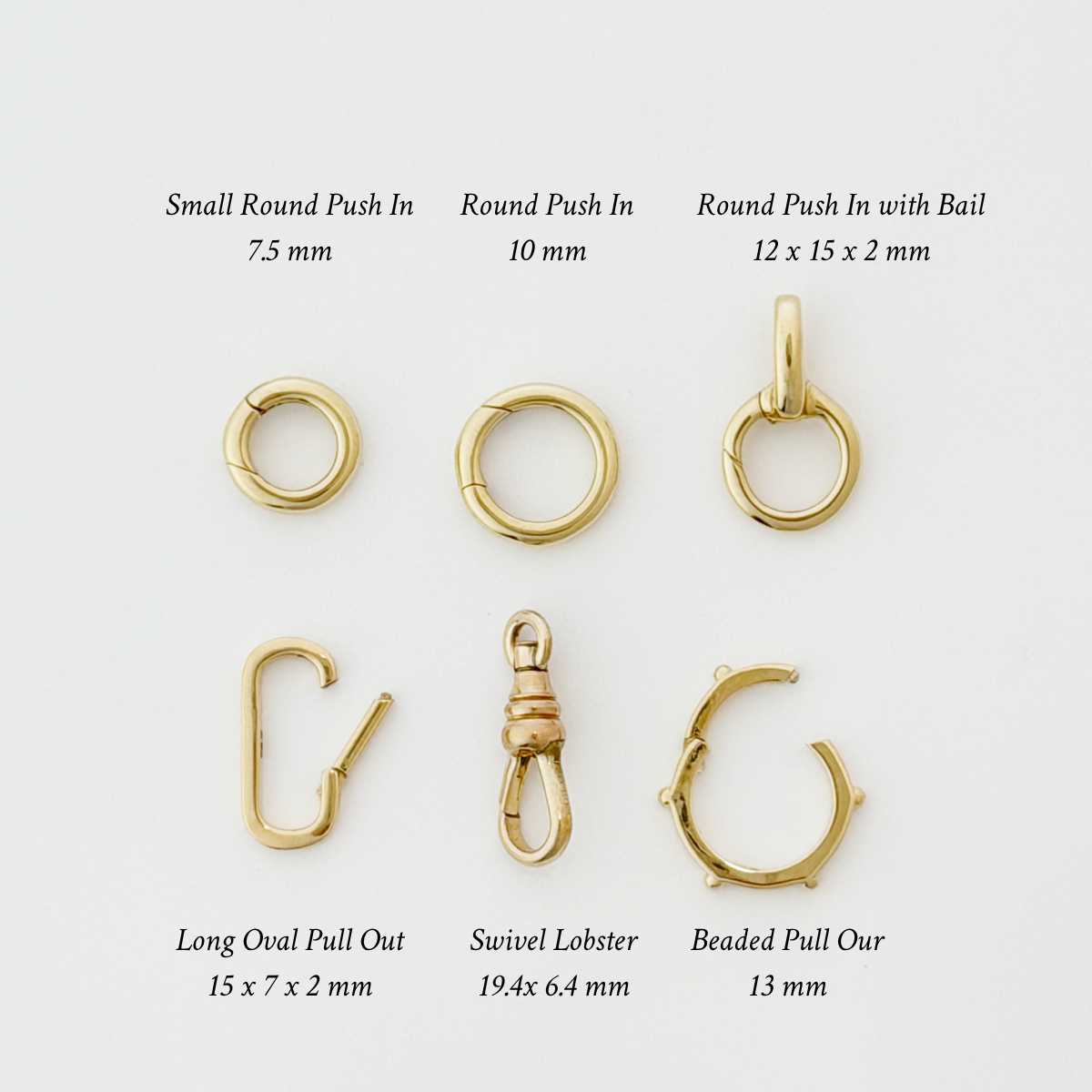 Round Beaded Charm Holder