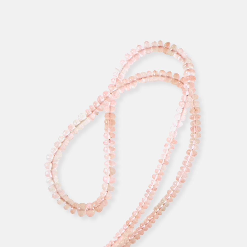 Rose Quartz Bead Necklace