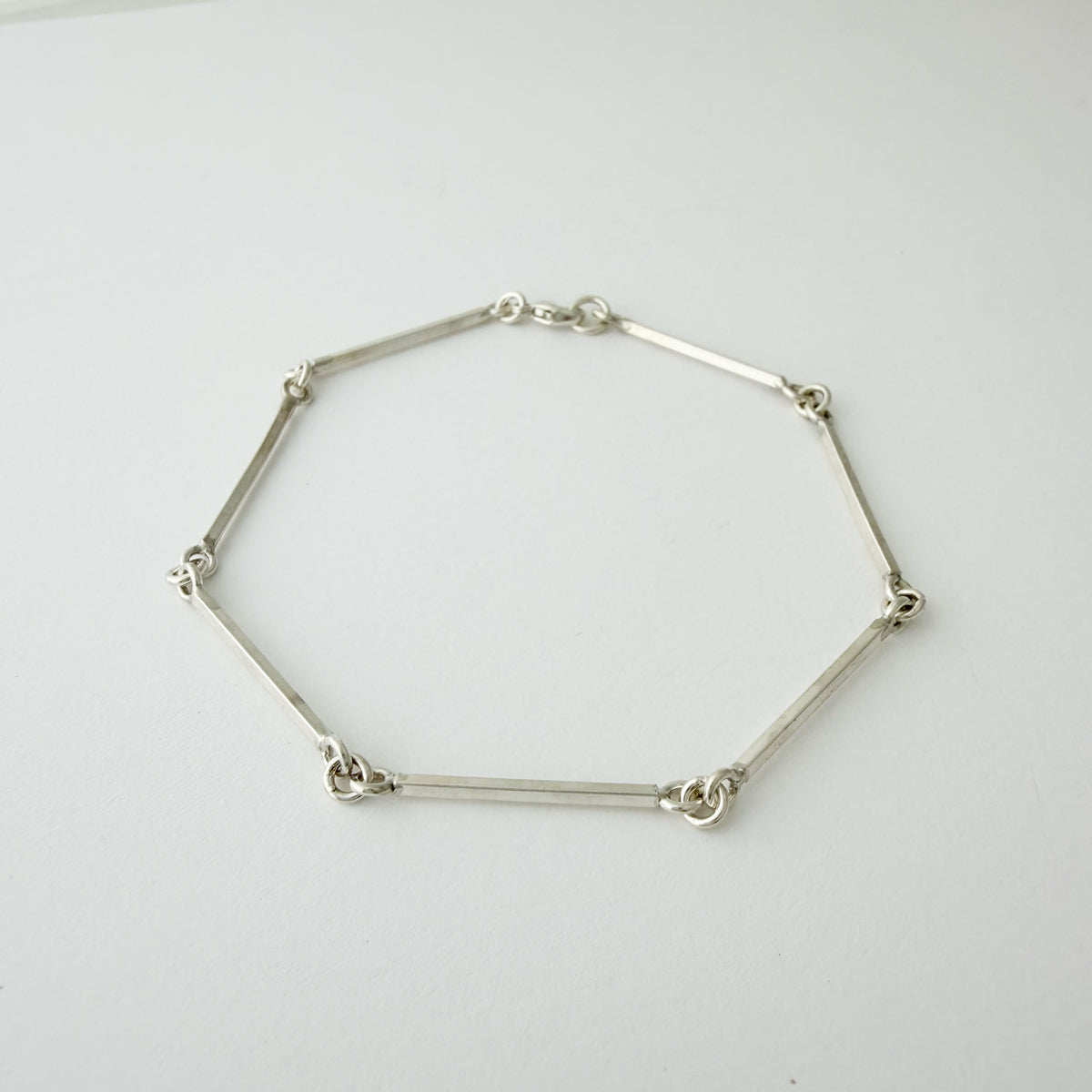 Sterling Silver Bar Bracelet - 7.5 inch