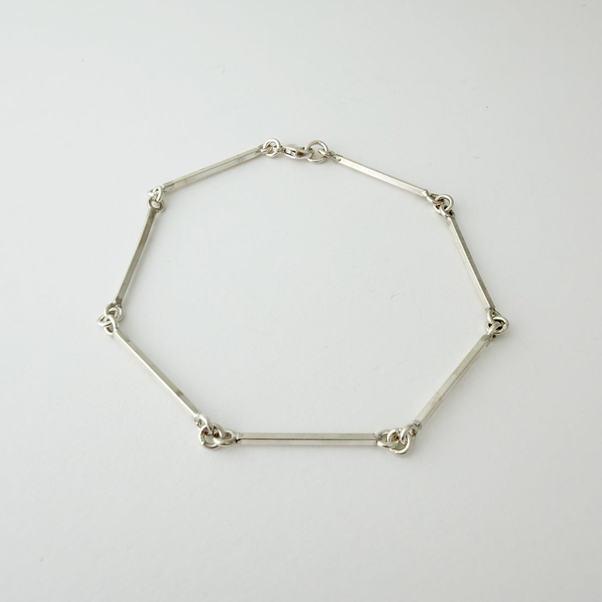 Sterling Silver Bar Bracelet - 7.5 inch