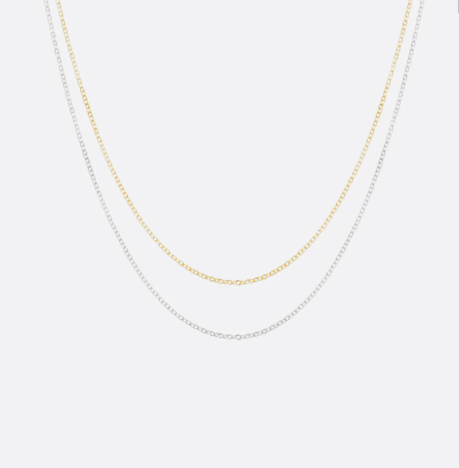 Sample Sale - Classic Dainty Chain in Sterling Silver or Gold Filled