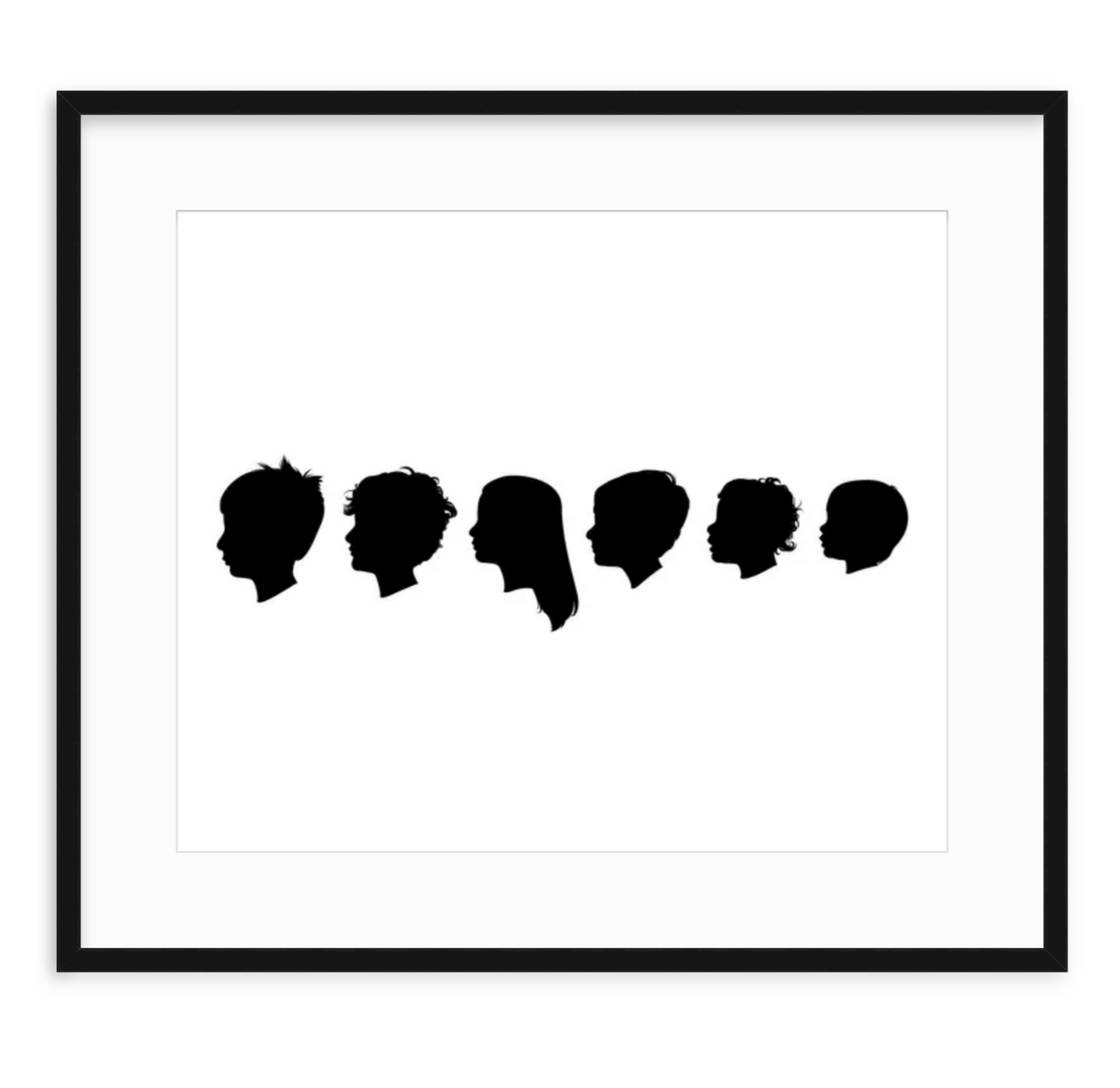 Classic Silhouette Portrait - Multiple | Vana Chupp Studio - Vana Chupp Studio
