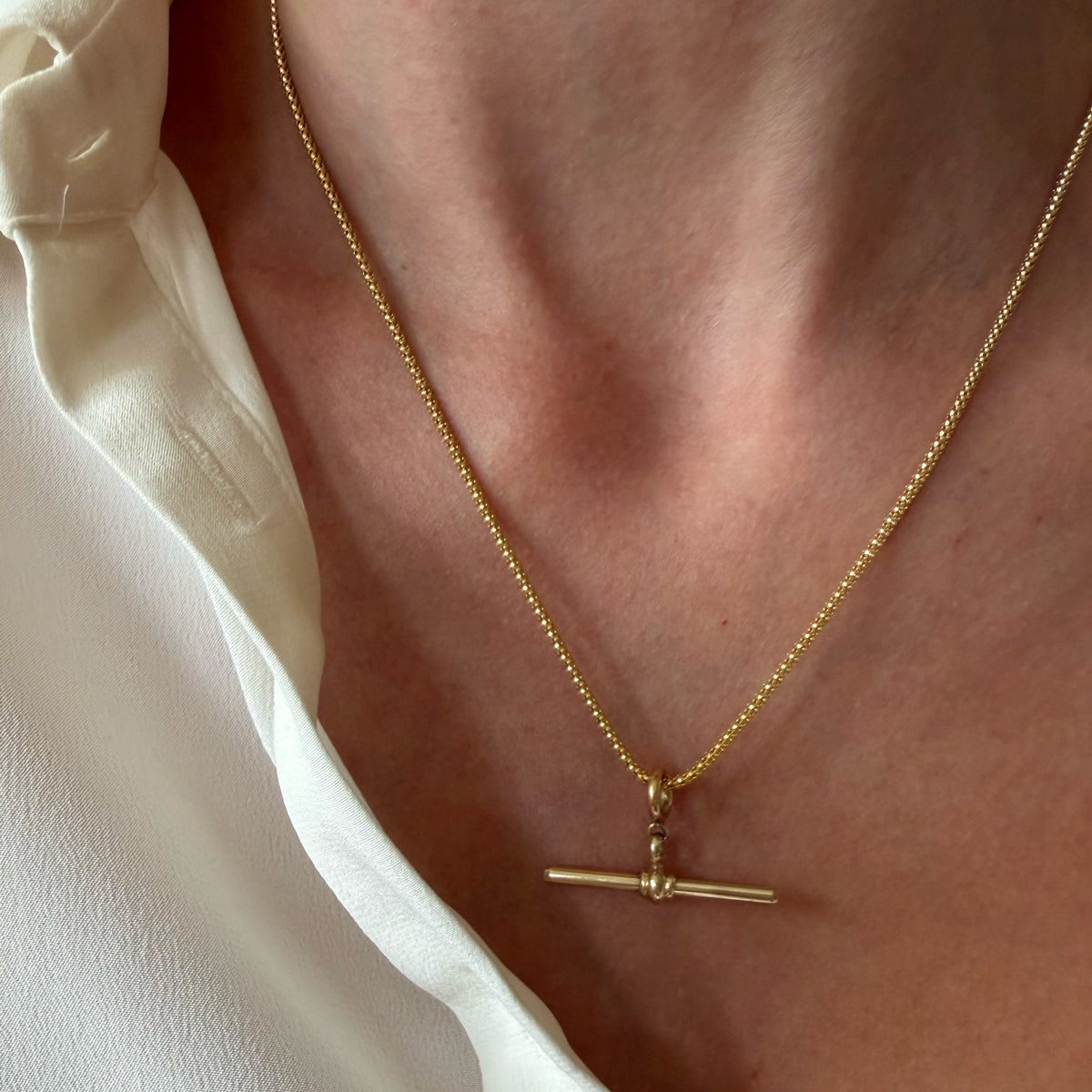 14K Yellow Gold 2 mm Popcorn Chain - 18 inch
