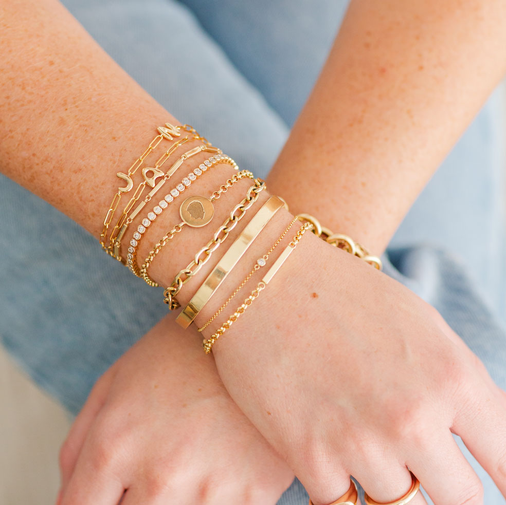The Boxy Bar Bracelet - Vana Chupp Studio