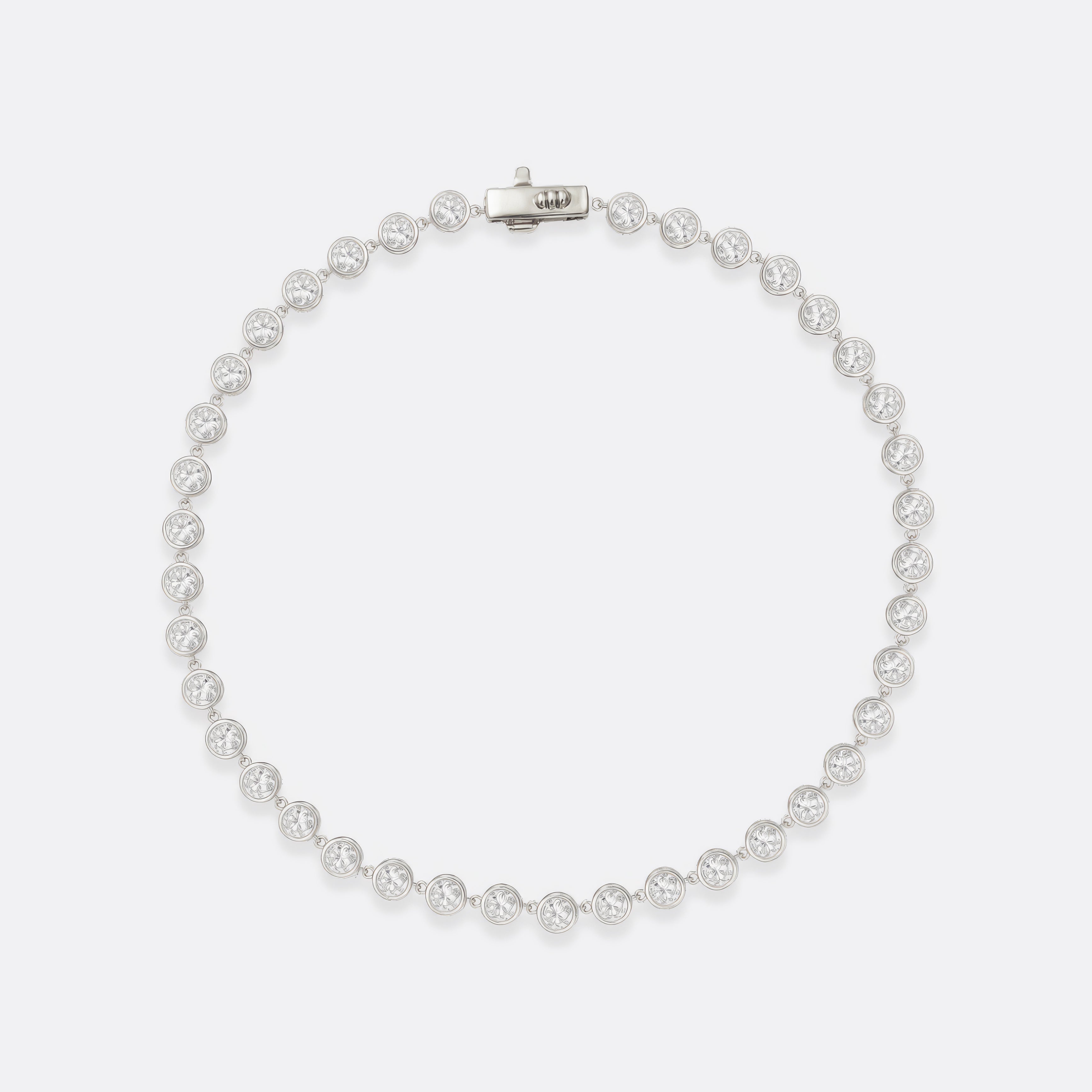 Button Back Diamond Bracelet