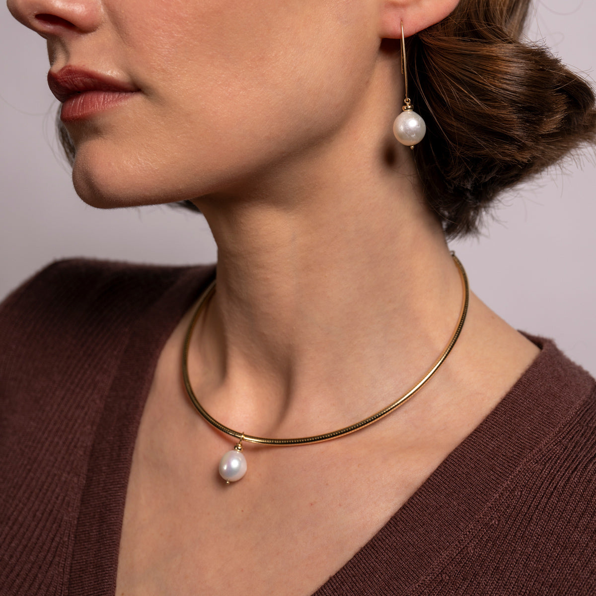 The 3 mm Omega Necklace