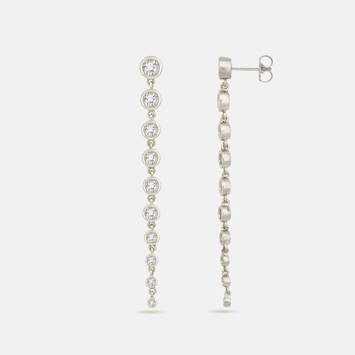 The Graduating Diamond Earrings