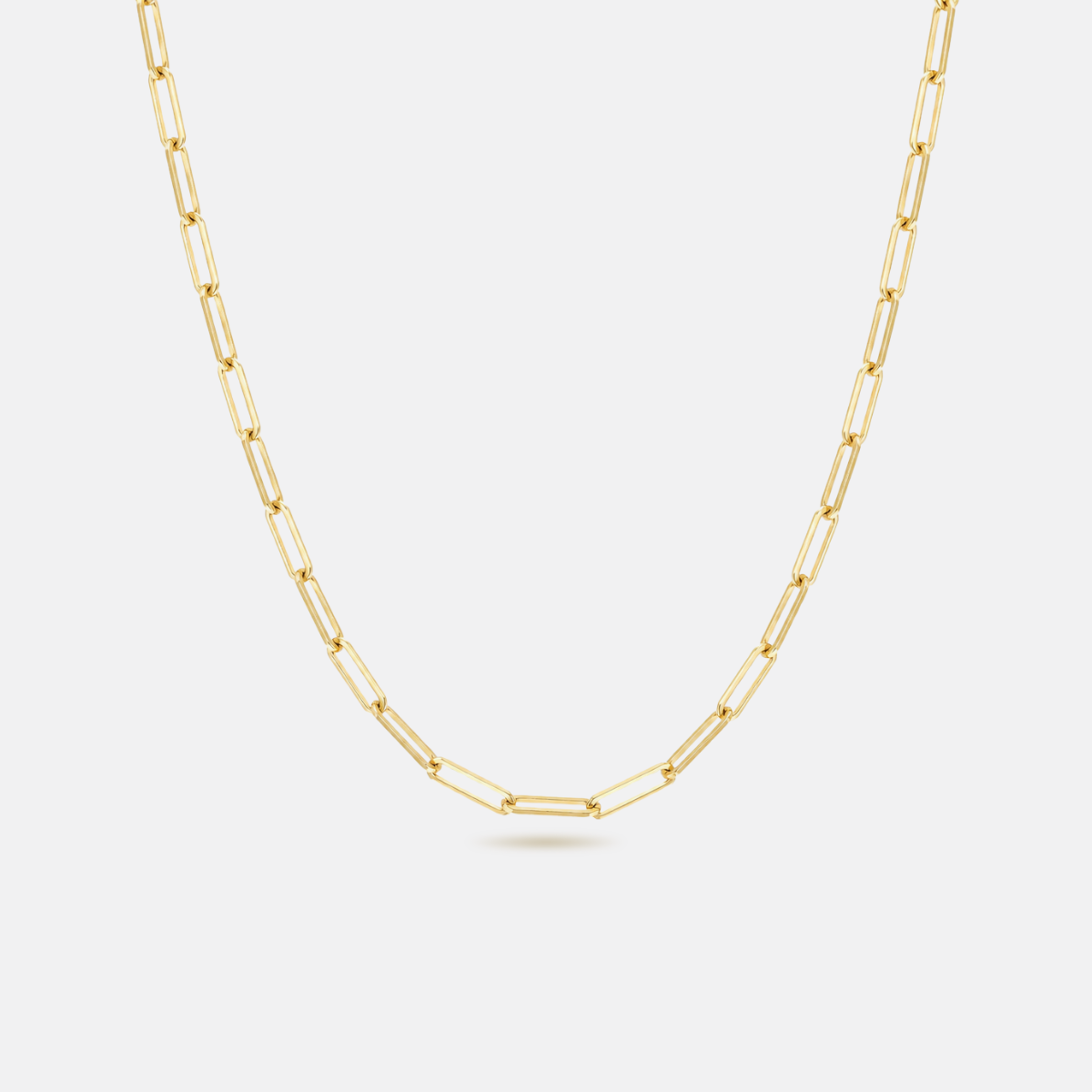The Paperclip Chain Necklace - Medium Weight