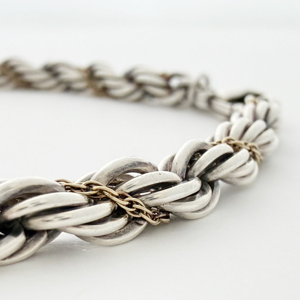 Tiffany & Co. Vintage Twisted Rope Chain Bracelet - 7.5 inch