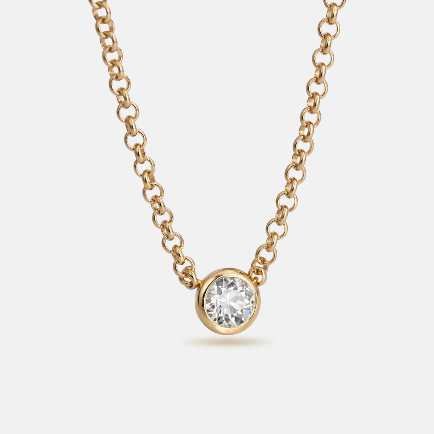 The Legacy Diamond Solitaire Necklace - Vana Chupp Studio