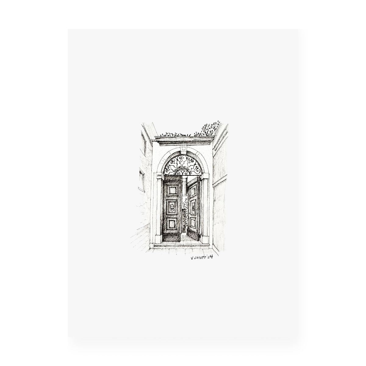 Venice Door 2 - Original Illustration