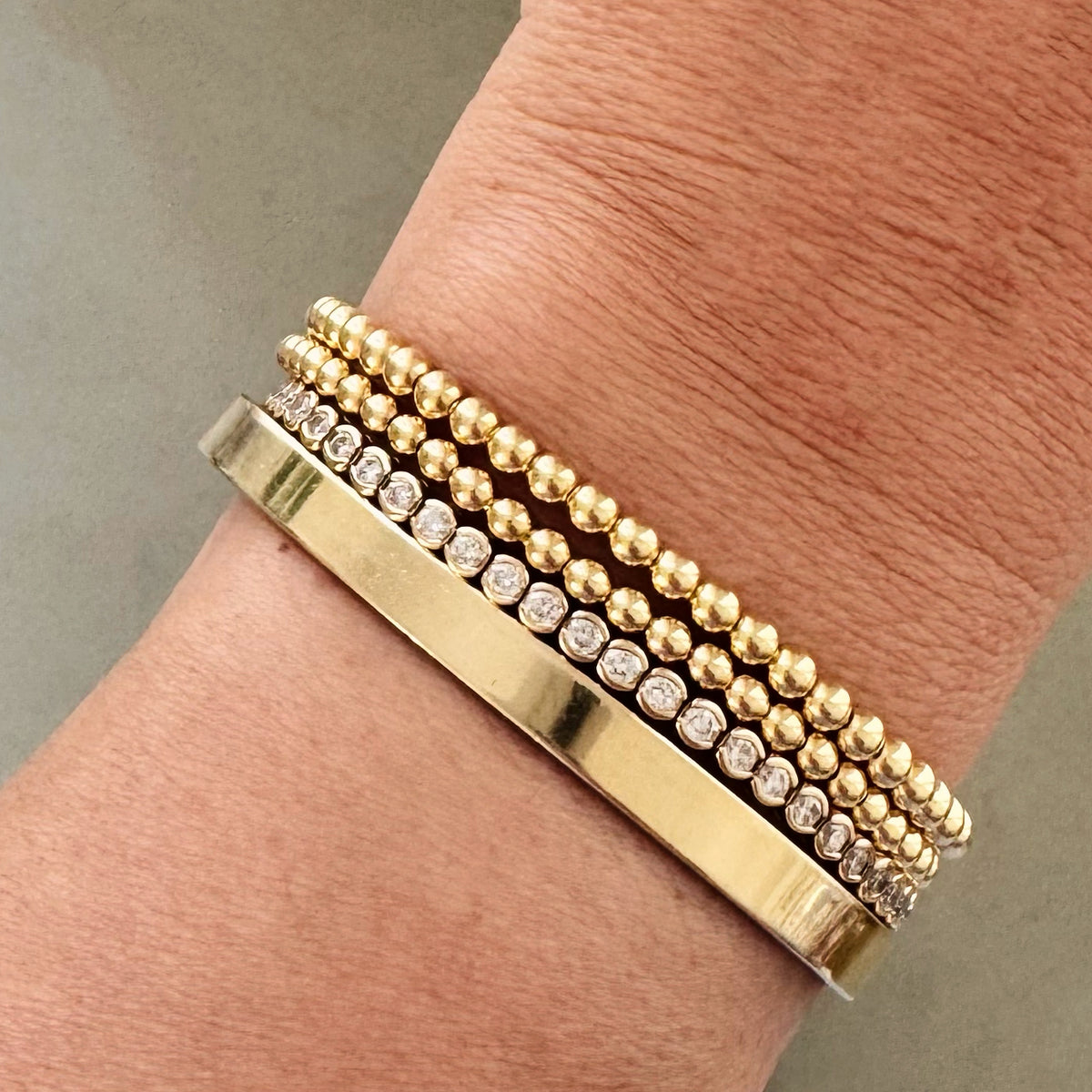 The Flexible Beaded Bracelet