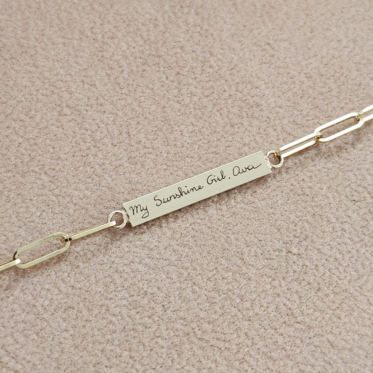 The Nameplate Bracelet