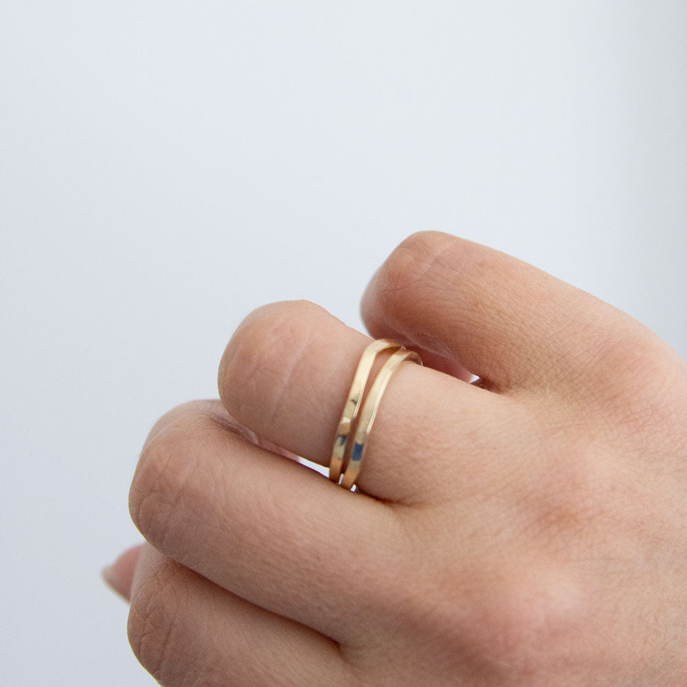 14K Yellow Gold Organic Ring - Sample Sale