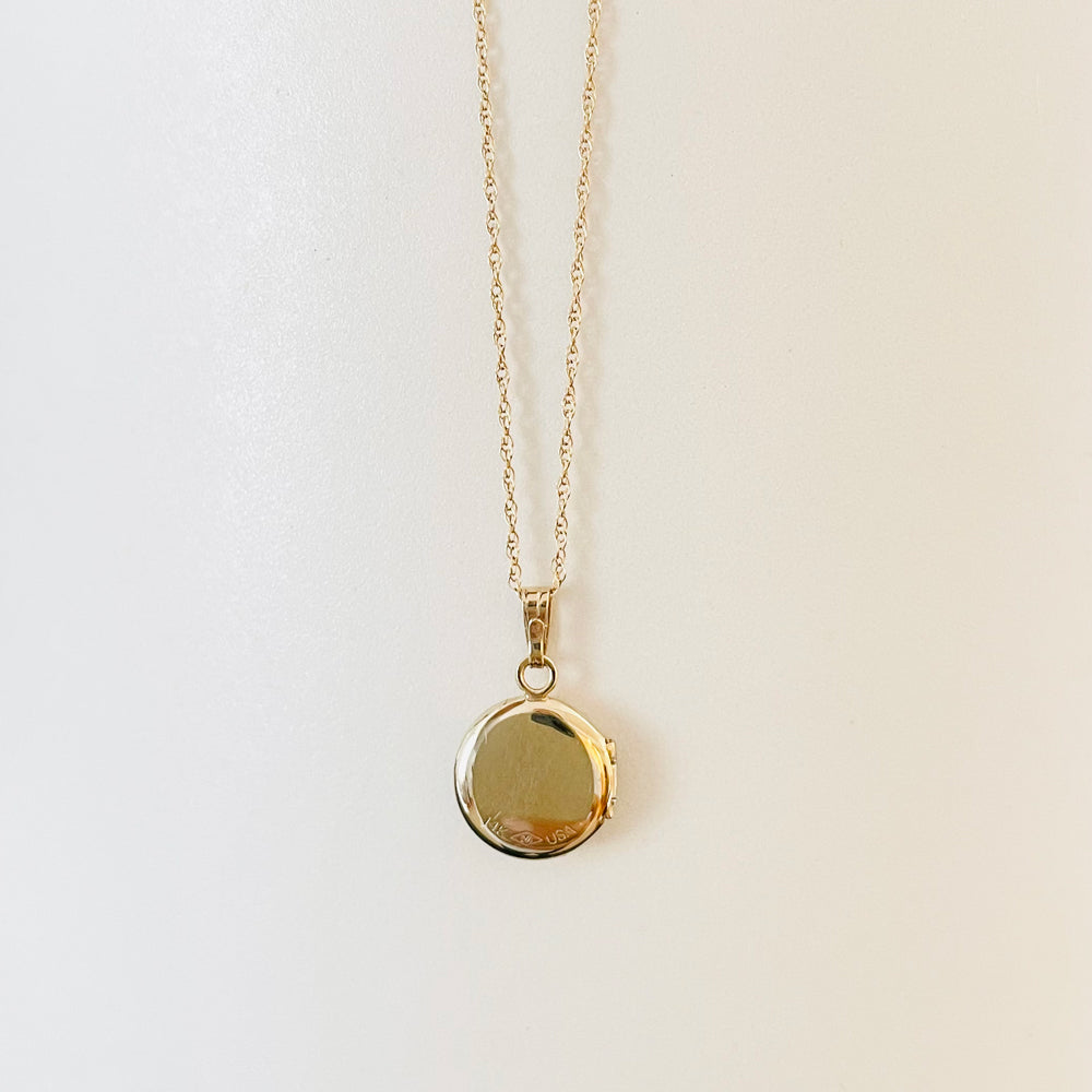 14K Gold Filled The Petite Silhouette Locket
