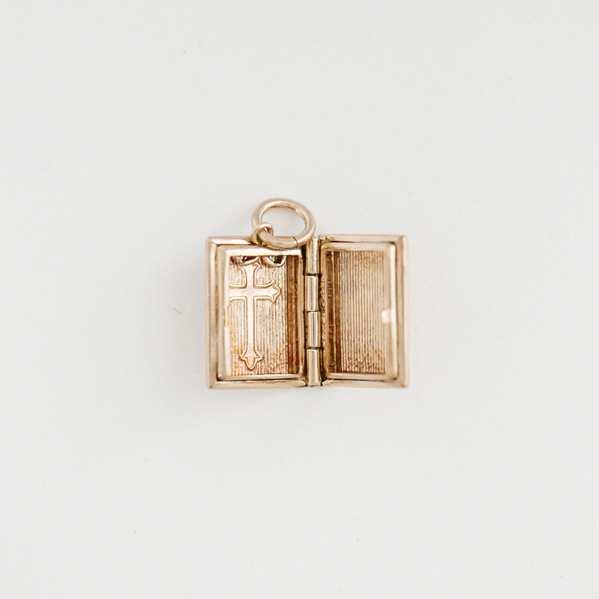 Vintage 14K Gold Bible Locket Charm | Vana Chupp Studio