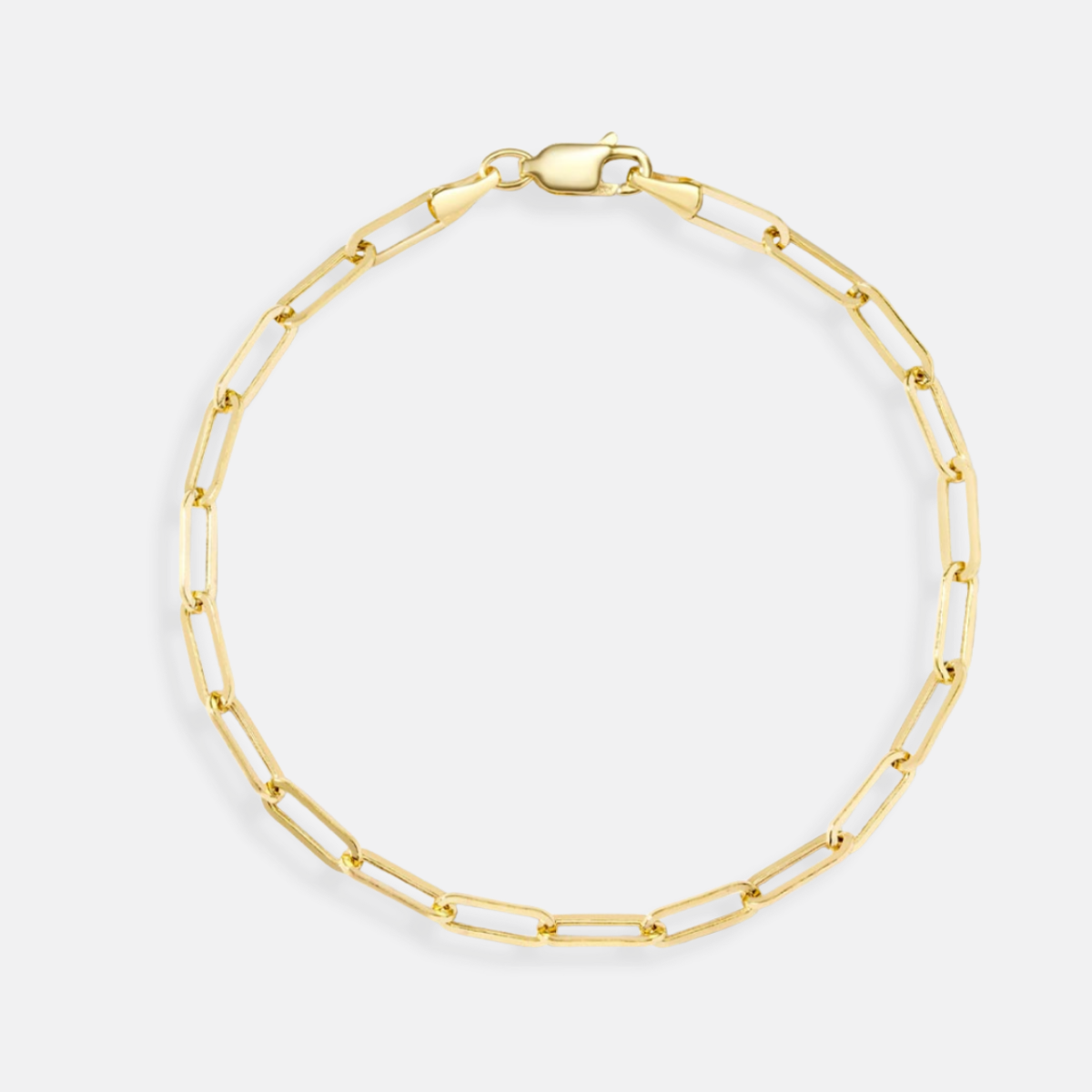 paperclip chain bracelet - heavy weight