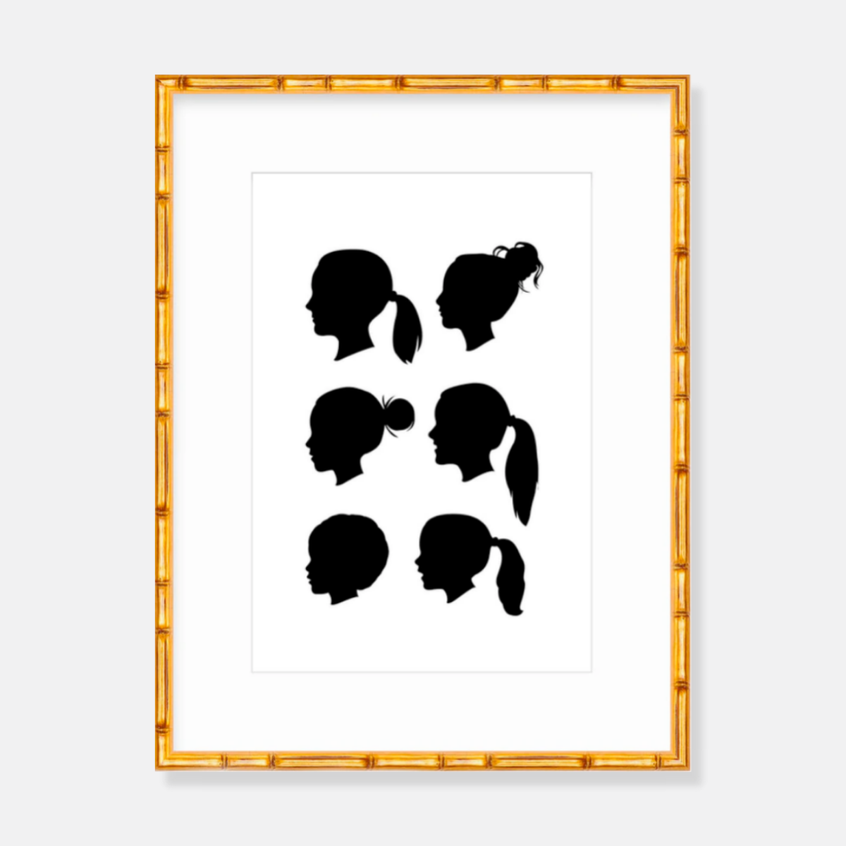 Classic Silhouette Portrait - Multiple | Vana Chupp Studio - Vana Chupp Studio
