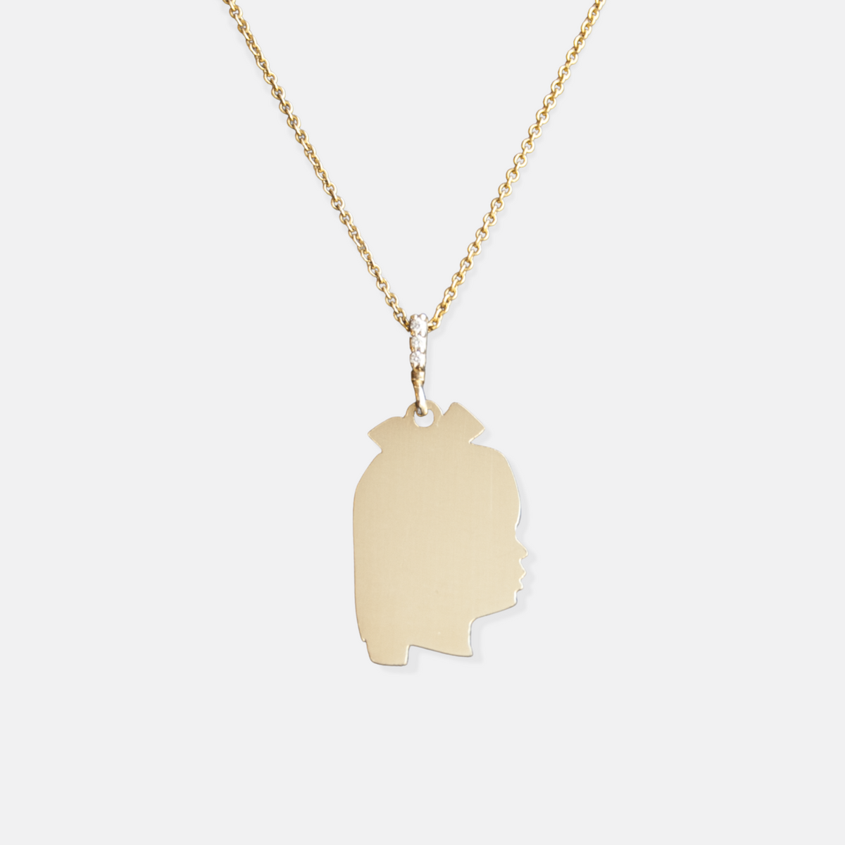 Stock Silhouette Charm Necklace - Medium - Vana Chupp Studio