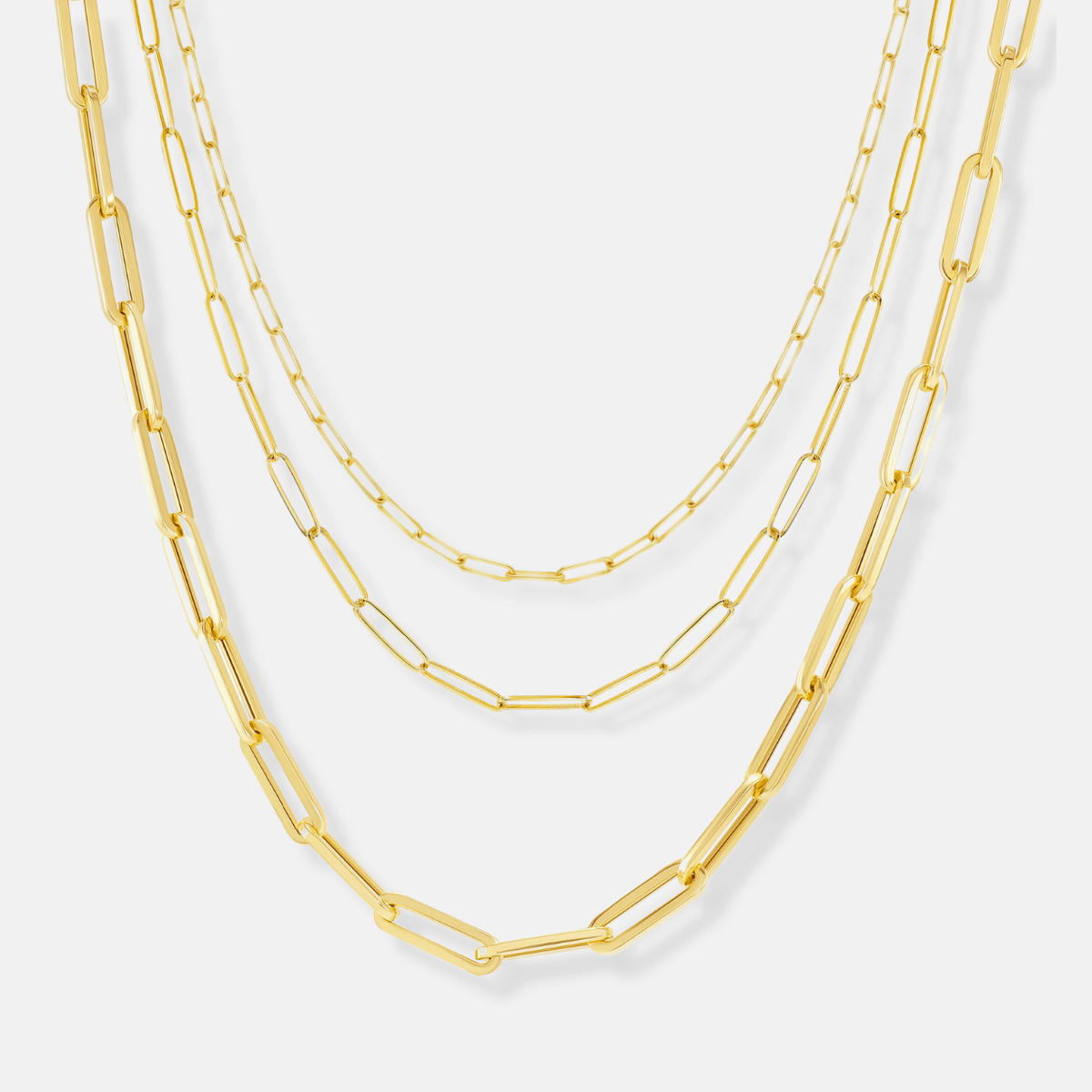The Paperclip Chain Necklace - Dainty Weight - Vana Chupp Studio