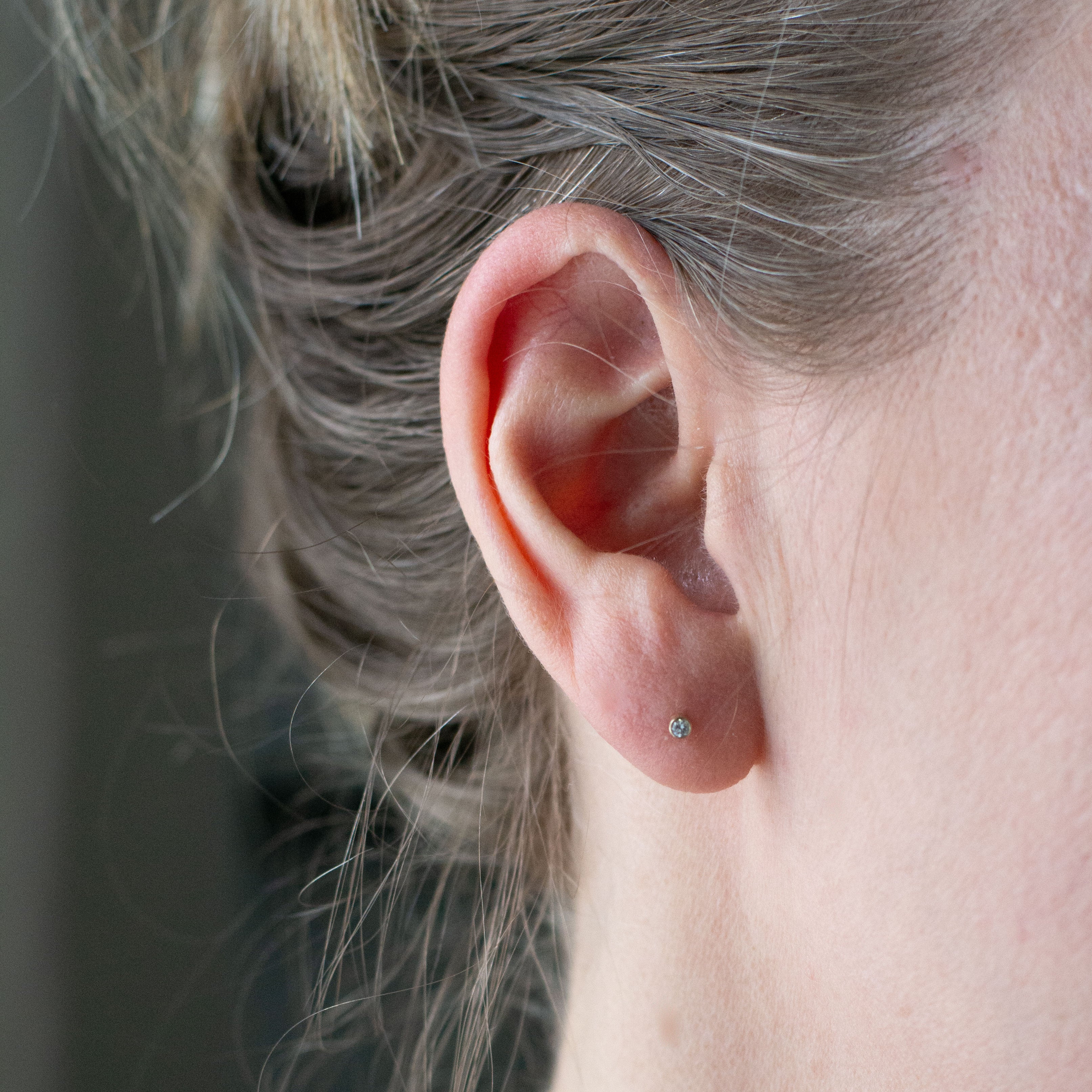 Tiny Diamond Stud Earrings - Vana Chupp Studio