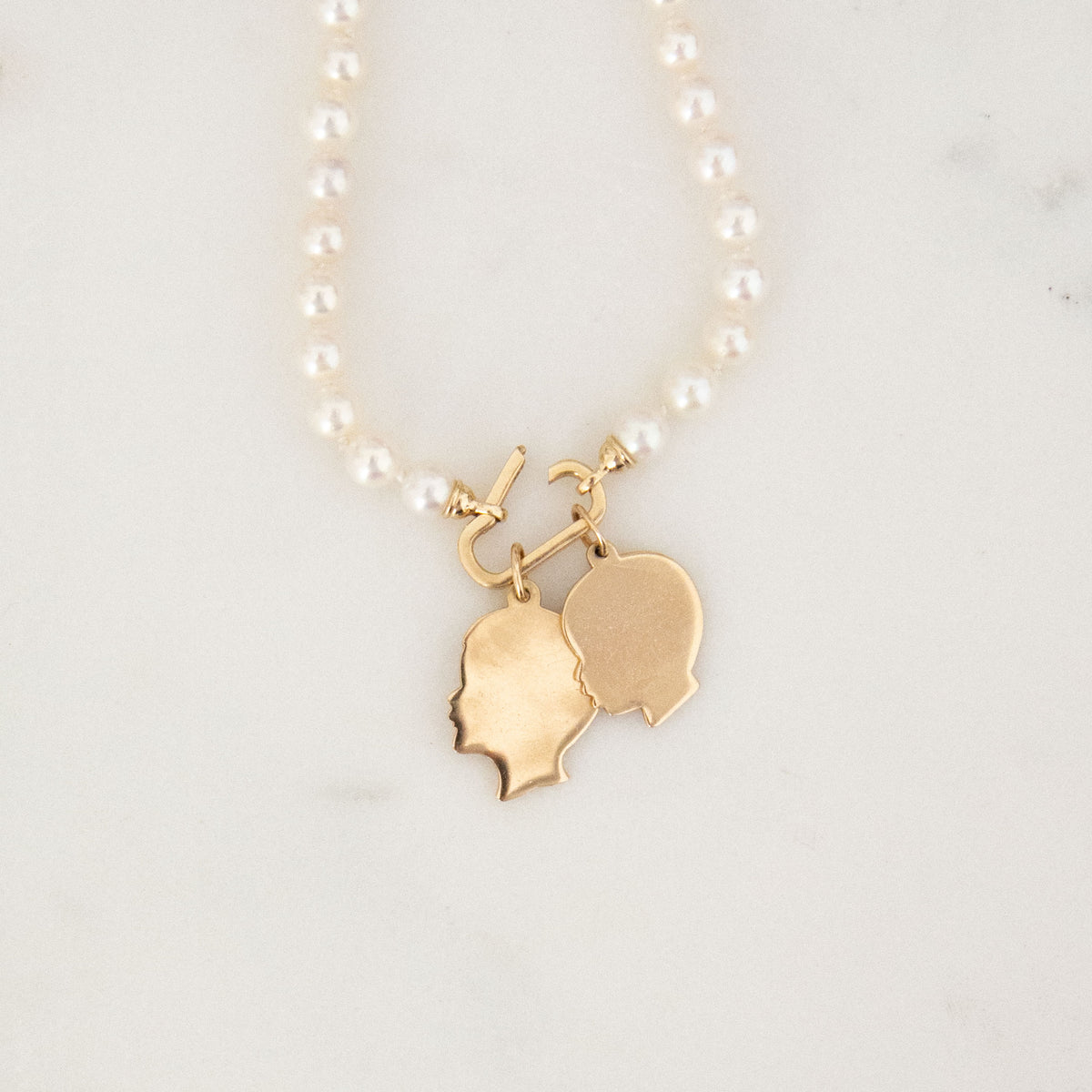 Build Your Own 14K Gold Pearl Charm Necklace - Vana Chupp Studio