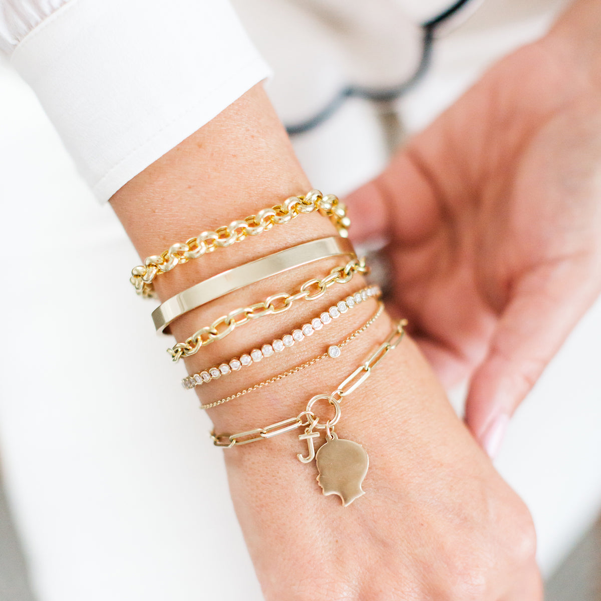 Elongated Chain Bracelet - Vana Chupp Studio