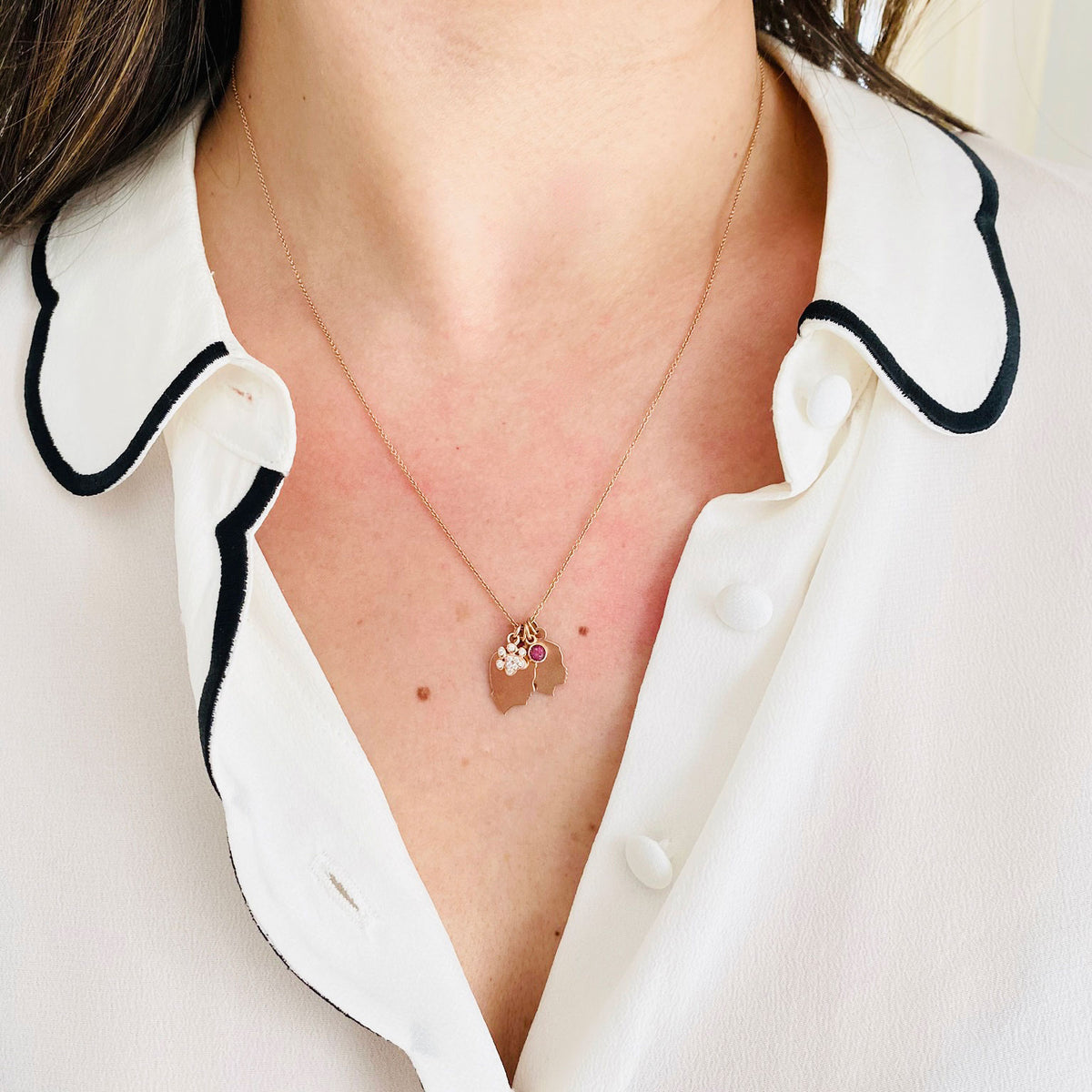 14K Classic Dainty Chain Necklace - Vana Chupp Studio