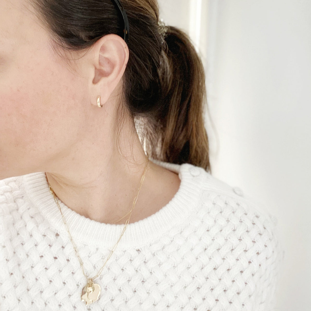 Small Huggie Hoop Earrings - Vana Chupp Studio