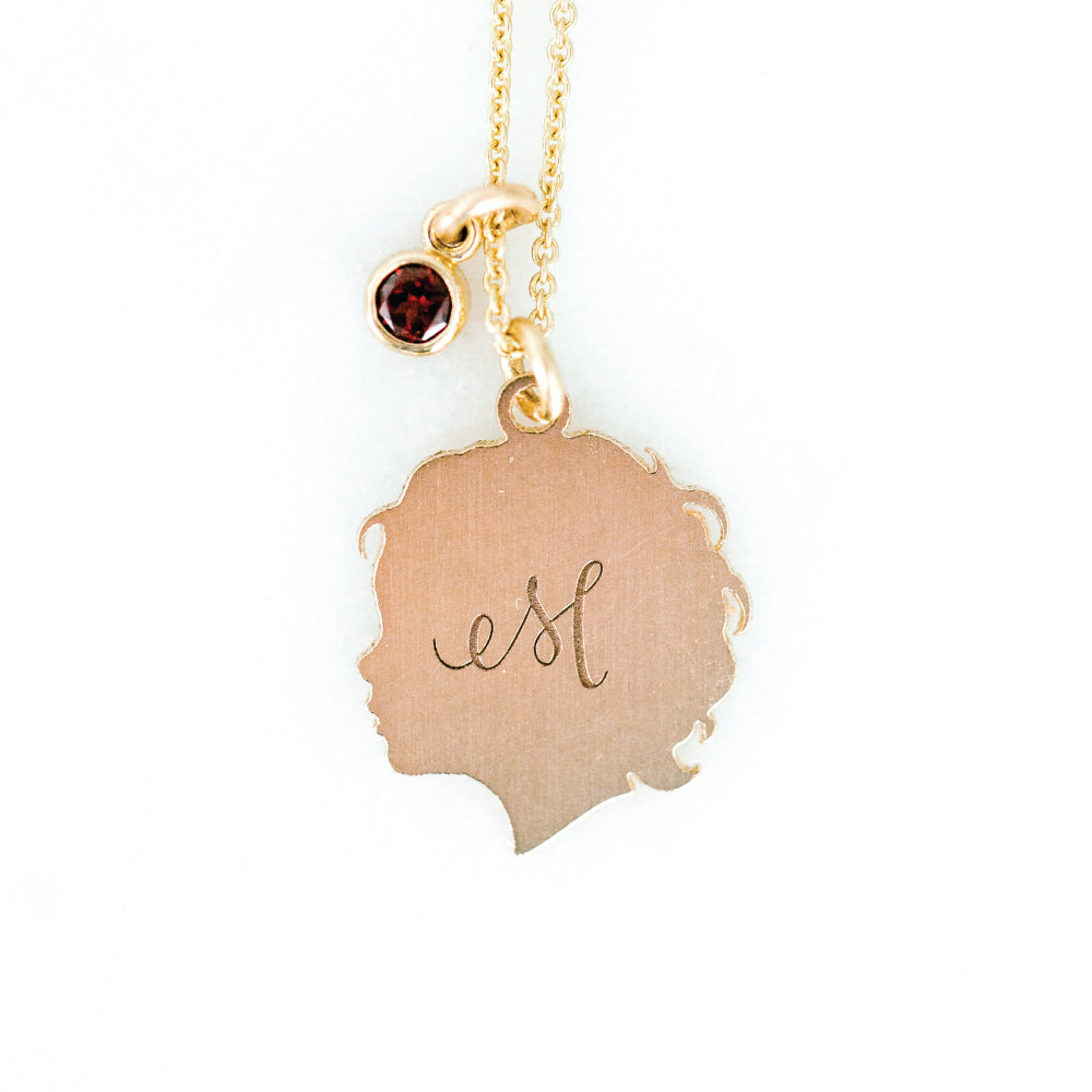 Classic Silhouette Charm Necklace - Medium - Vana Chupp Studio