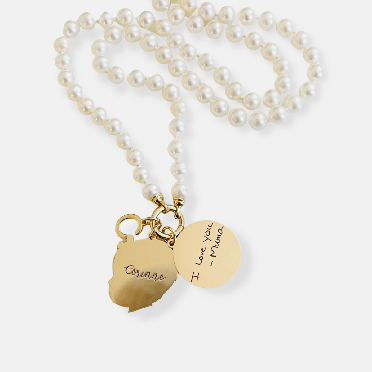 Build Your Own 14K Gold Pearl Charm Necklace - Vana Chupp Studio