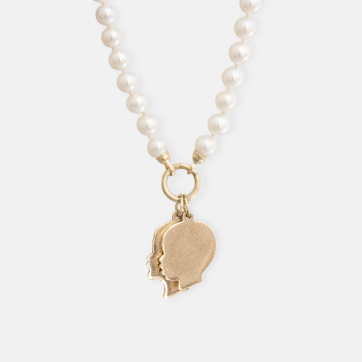 Rose Gold Signature Mini Charm Necklace | Under the Rose