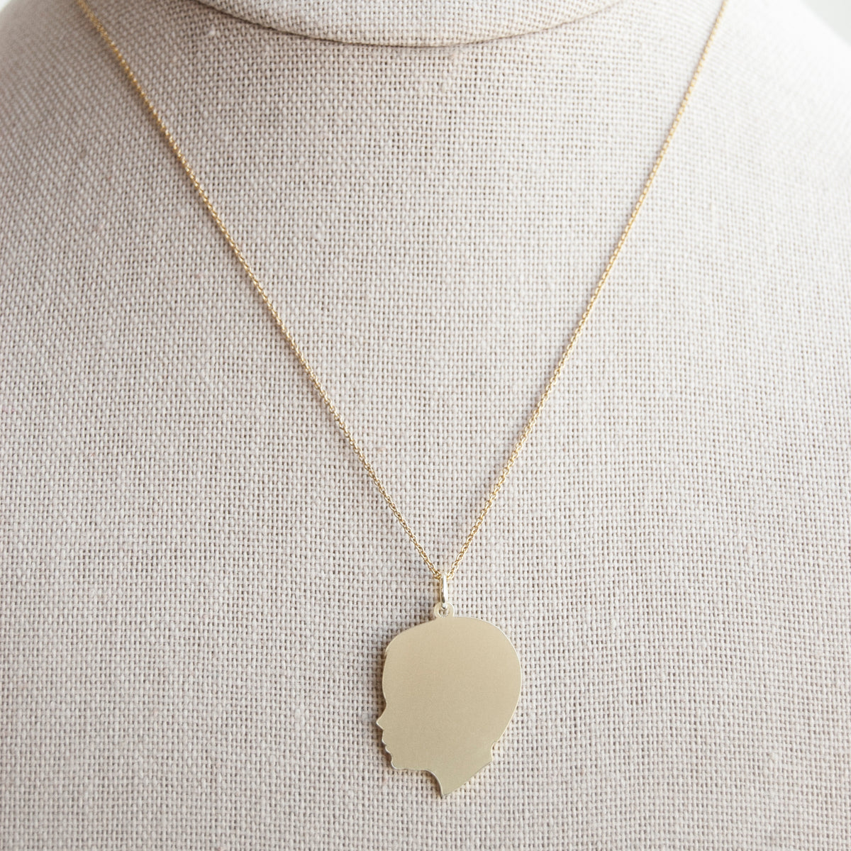 Stock Silhouette Charm Necklace - Large - Vana Chupp Studio