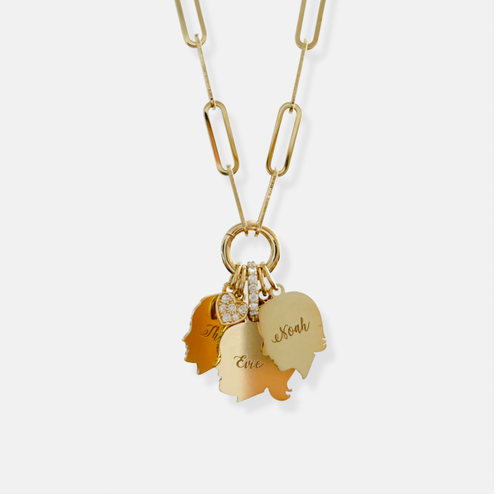 Build Your Own 14K Gold Heirloom Charm Necklace