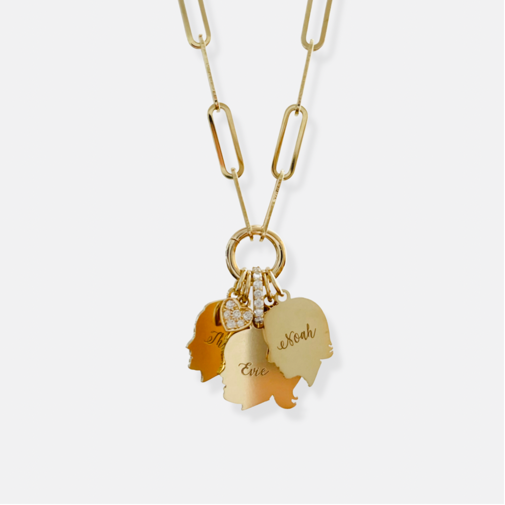 Build Your Own 14K Gold Heirloom Charm Necklace - Vana Chupp Studio