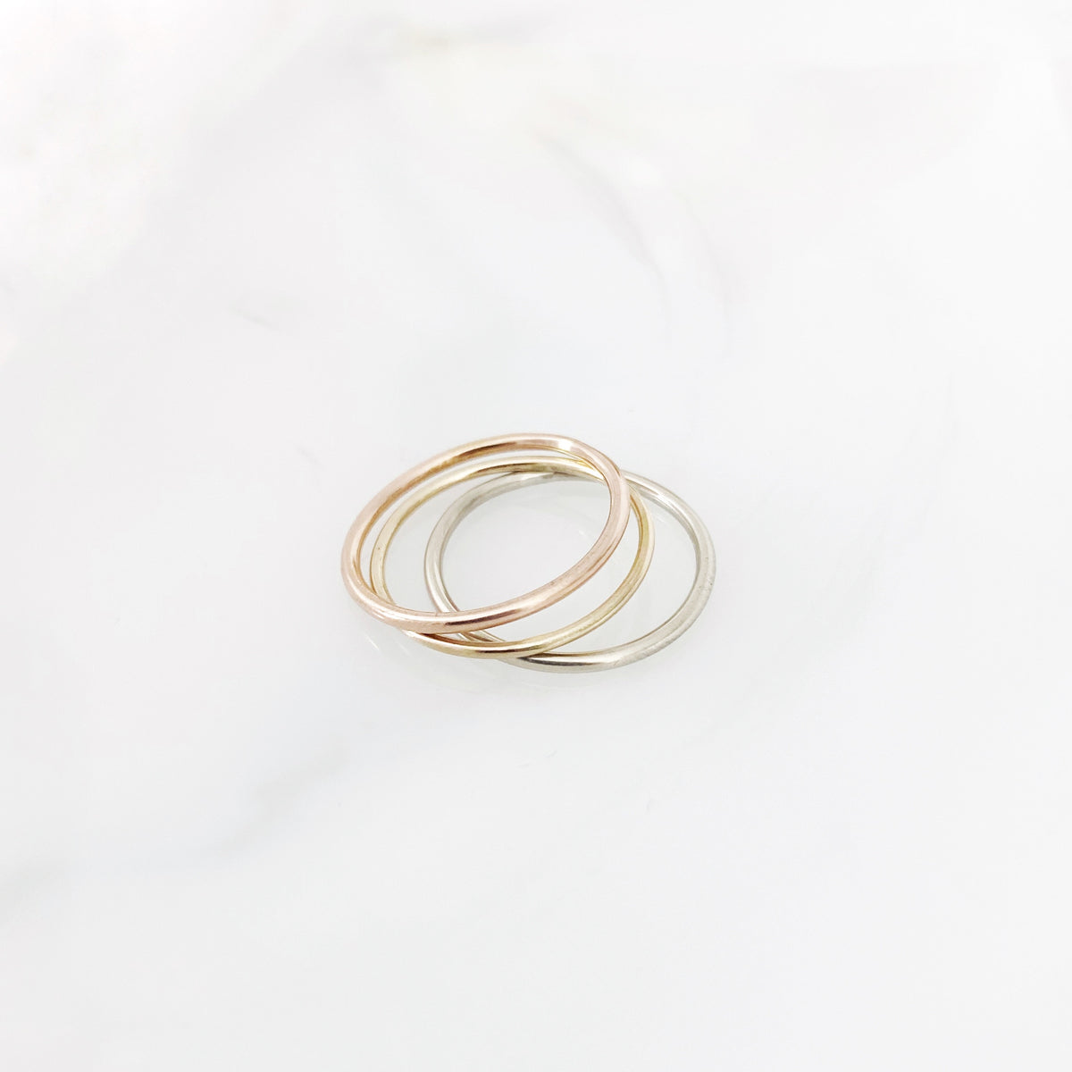 14K Dainty Stacking Ring - Vana Chupp Studio