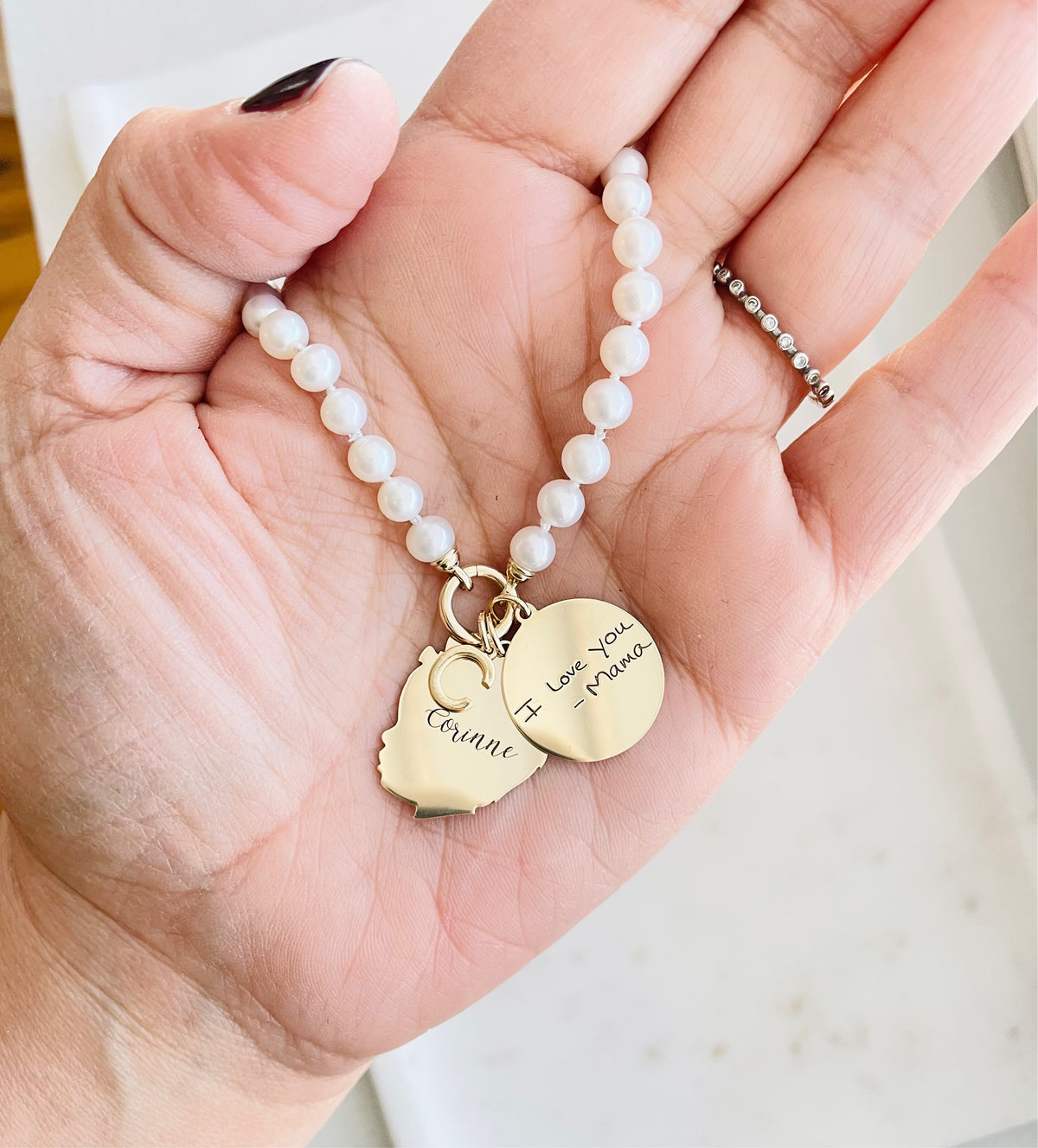 Build Your Own 14K Gold Pearl Charm Necklace - Vana Chupp Studio