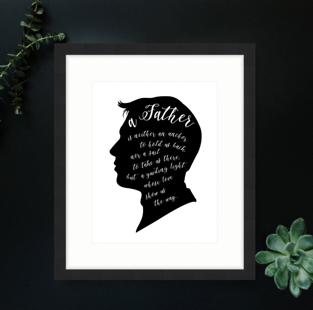 Fatherhood Quote Art Print - Vana Chupp Studio